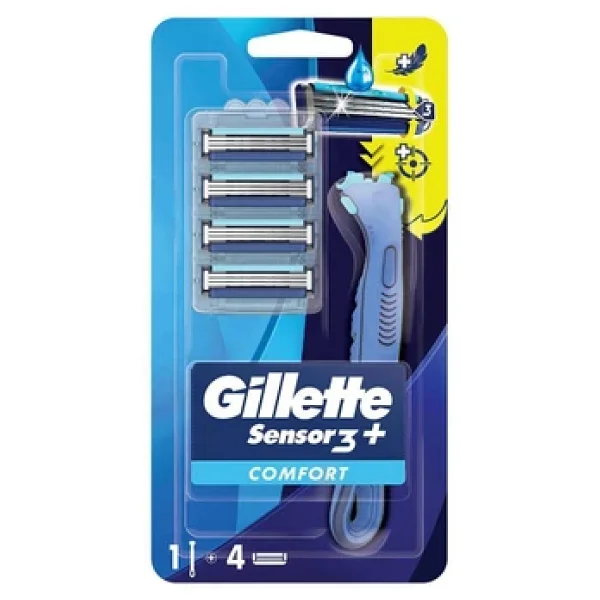 Gillette Sensor3+ Comfort 4 Başlıklı Tıraş Bıçağı - Görsel 5
