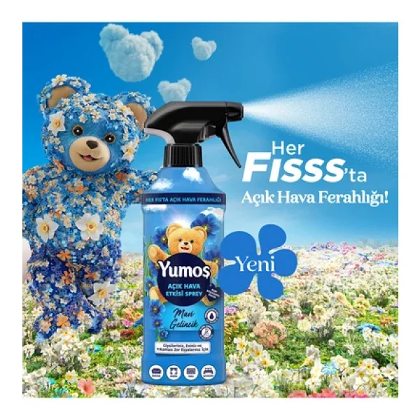 Yumoş Açık Hava Etkisi Mavi Gelincik Yıkaması Zor Eşyalar İçin Sprey 430 Ml 2'li - Görsel 3
