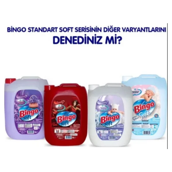 Bingo Soft Gülpembe Yumuşatıcı 50 Yıkama 5 Lt 2'li - Görsel 7