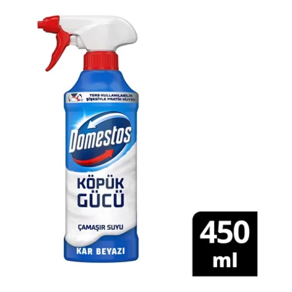 Domestos Çamaşır Sulu Köpük Beyaz Sabun Sprey 450 Ml - Görsel 3