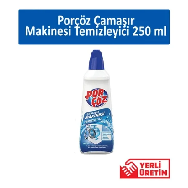 Porçöz Çamaşır Makinesi Temizleyici 250 Ml X 6 Adet - Görsel 2