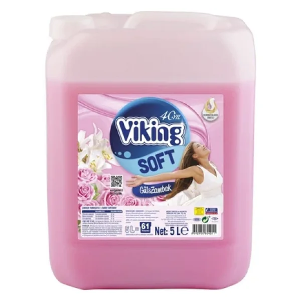 Viking Soft Romantik Yumuşatıcı 5 Lt 4'lü - Görsel 5