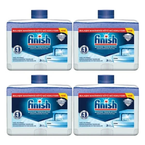 Finish 250 Ml 4 Adet Sıvı Bulaşık Makinesi Temizleyici - Görsel 8