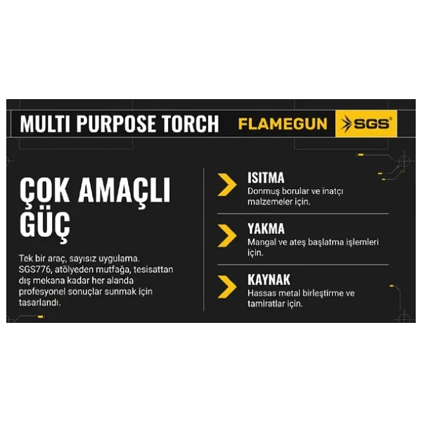 Sgs Sgs776 Torch Şalama Pürmüz Başlığı - Görsel 6