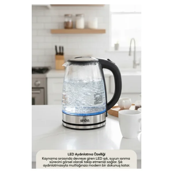 Sinbo Sk-8029 Cam Kettle - Görsel 5