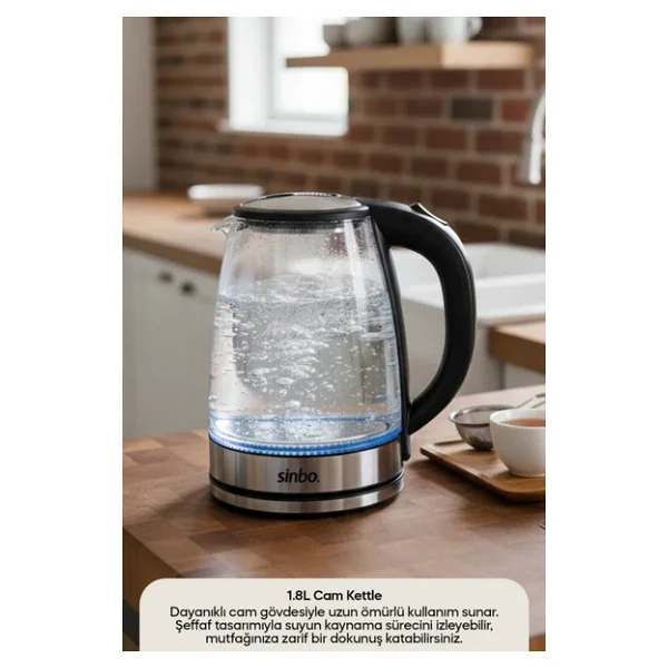 Sinbo Sk-8029 Cam Kettle - Görsel 4