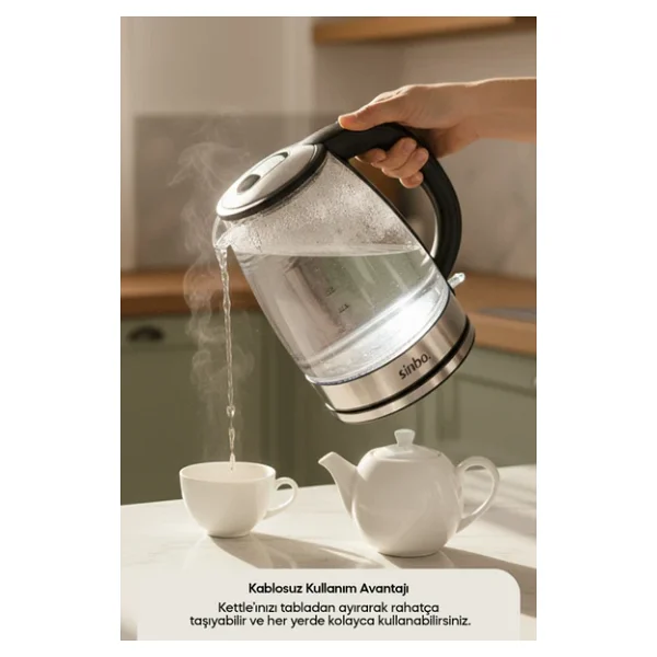 Sinbo Sk-8029 Cam Kettle - Görsel 6
