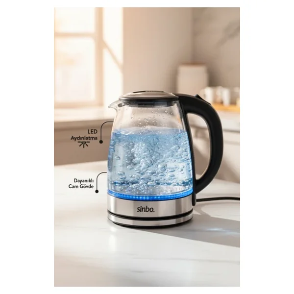 Sinbo Sk-8029 Cam Kettle - Görsel 3