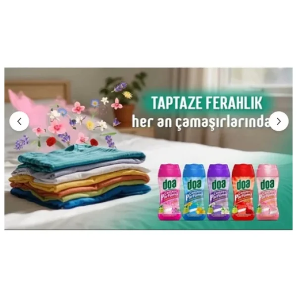 Doa Granül Çamaşır Parfümü & Çamaşır Yumuşatıcı Lilyum & Lotus 6 X 210 Gr - Görsel 3