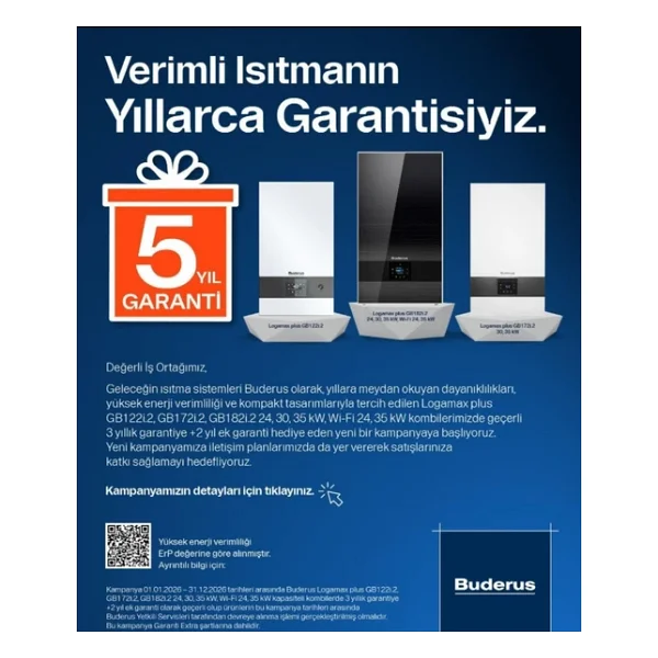Buderus Logamax Plus Gb172i.2-30 Kdw H Yoğuşmalı Kombi - Görsel 5