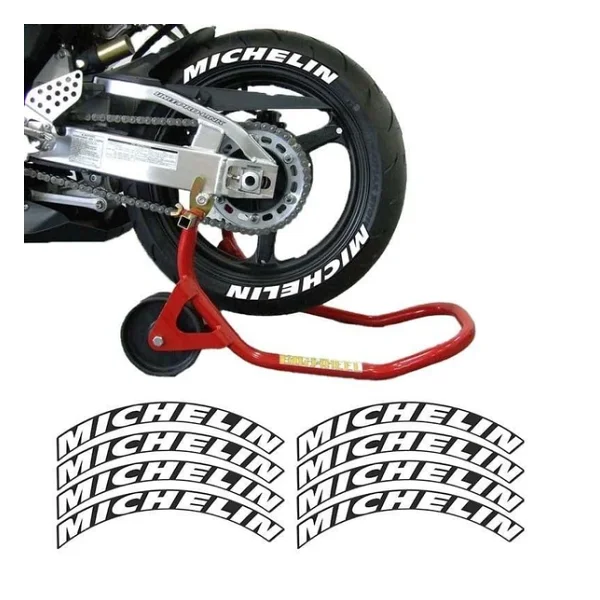 Michelin 3d Lastik Yanak Yazısı Beyaz - Görsel 3