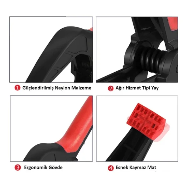 Workpro Wp232010 25 Mm Mandal Tip Plastik İşkence - Görsel 7