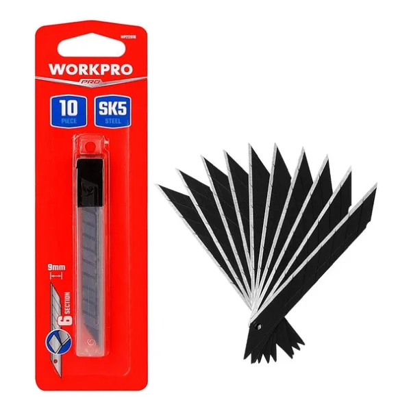 Workpro Wp212018 9 Mm 30 Açılı 10'lu Maket Bıçağı Yedeği - Görsel 8
