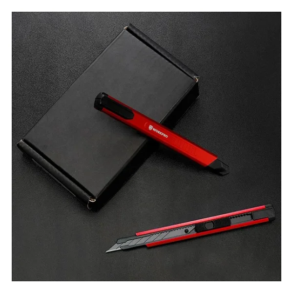 Workpro Wp212020 9 Mm Alüminyum Kasa Cep Askılı Maket Bıçağı - Görsel 6
