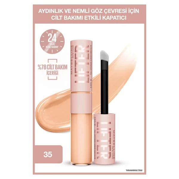 Maybelline New York Lifter Nemlendiren Ve Aydınlatan 35 11 Ml Likit Kapatıcı - Görsel 5