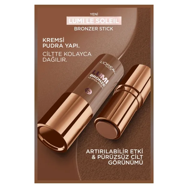 L'oreal Paris Lumi Le Soleil Stick Bronzer - Görsel 3