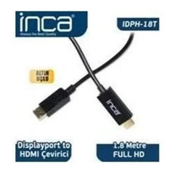 Inca Idph-18t 1.8 M Displayport To Hdmı Dönüştürücü - Görsel 3