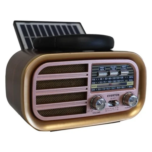 Everton Rt-877 Bluetooth Nostaljik Radyo - Görsel 5