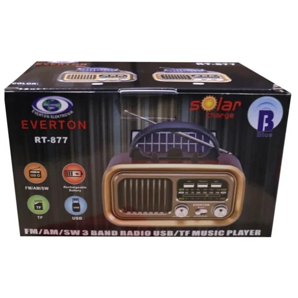 Everton Rt-877 Bluetooth Nostaljik Radyo - Görsel 4