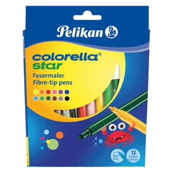 Pelikan Colorella Star 12'li Keçeli Kalem Seti - Görsel 3