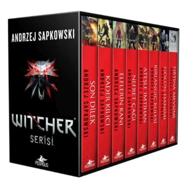 The Witcher Serisi Kutulu Özel Set (8 Kitap) - Andrzej Sapkowski - Görsel 2