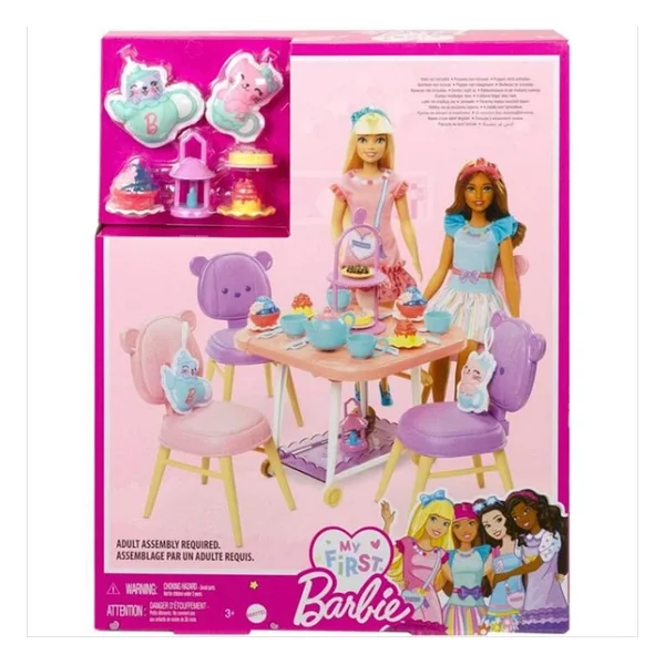 Barbie İlk Bebeğim Çay Partisi Oyun Seti Hmm65 - Görsel 4