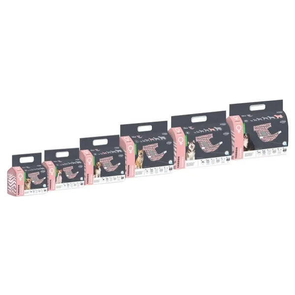 M-Pets M Pets Carbonlu Dıapers Dişi Köpekler İçin Külot (S) 15li - Görsel 5