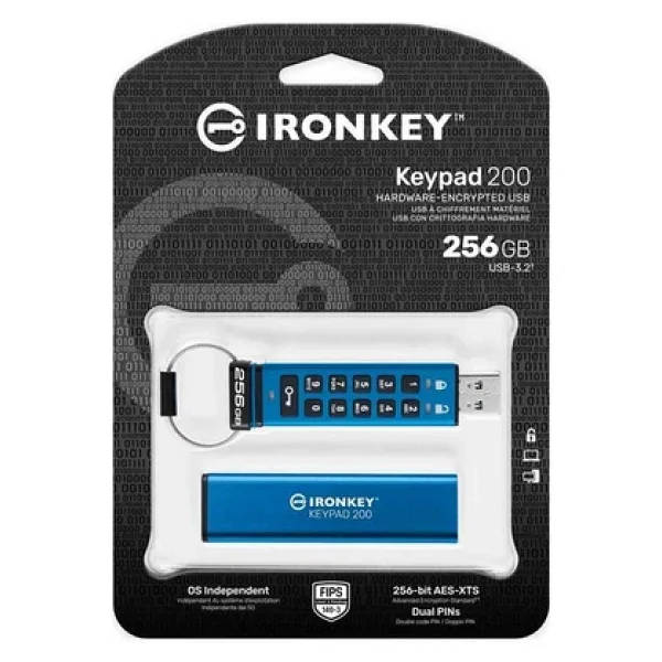 Kingston Ironkey Keypad 200 Ikkp200-256gb USB 3.2 256 GB Flash Bellek - Görsel 6