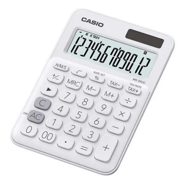 Casio Ms-20uc-We Beyaz Masaüstü Hesap Makinesi - Görsel 7
