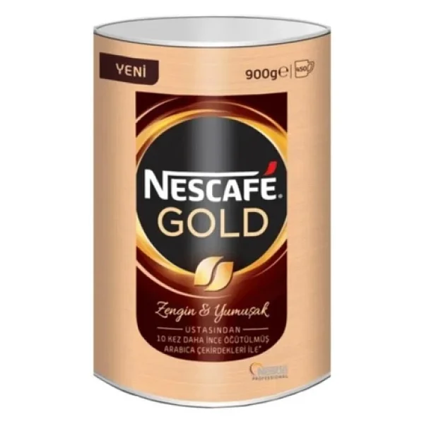 Nescafe Gold Granül Kahve 900 Gr Teneke - Görsel 6
