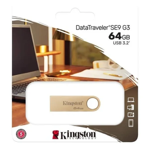 Kingston Datatraveler USB 3.2 Dtse9g3/64gb 64 GB Flash Bellek - Görsel 4