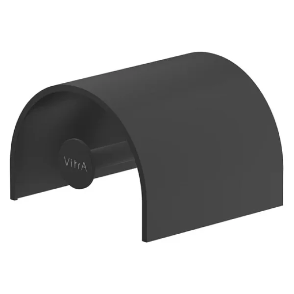 Vitra A4488836 Origin Kapaklı Mat Siyah Tuvalet Kağıtlığı - Görsel 3