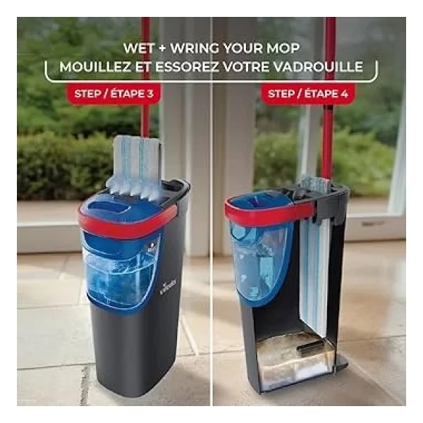 Vileda H2pro Kirli Ve Temiz Suyu Ayıran Temizlik Seti Ve Mikrofiber Mop - Görsel 5