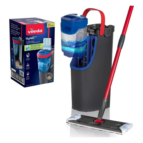 Vileda H2pro Kirli Ve Temiz Suyu Ayıran Temizlik Seti Ve Mikrofiber Mop - Görsel 4