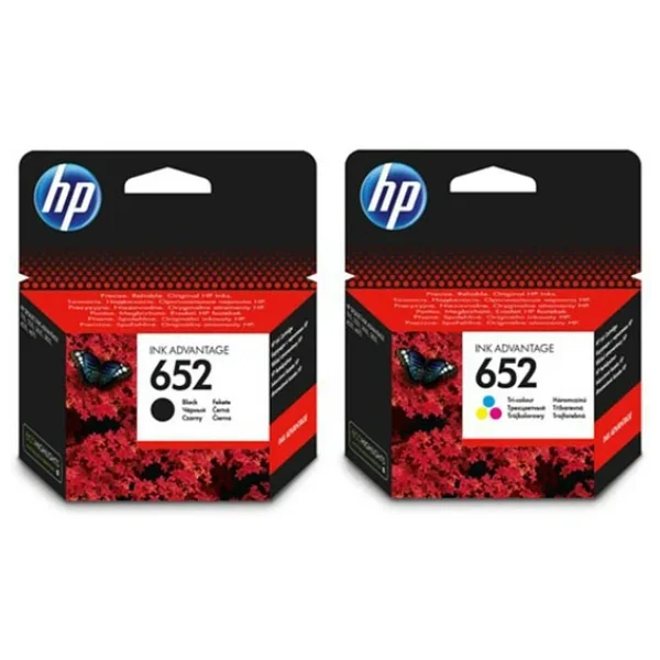 Hp 652 F6v25ae Siyah + Renkli 2'li Set Kartuş - Görsel 3