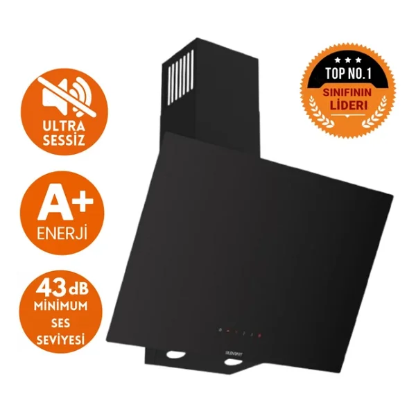 Ferre Ve Afm Tech Markalı Kao Sessiz Turbo Dijital Siyah Ankastre Set (D077-Sa +Fm7700 +Fm-Bd2200) - Görsel 2
