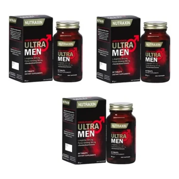Nutraxin Ultra Men 60 Tablet 3'lü - Görsel 5