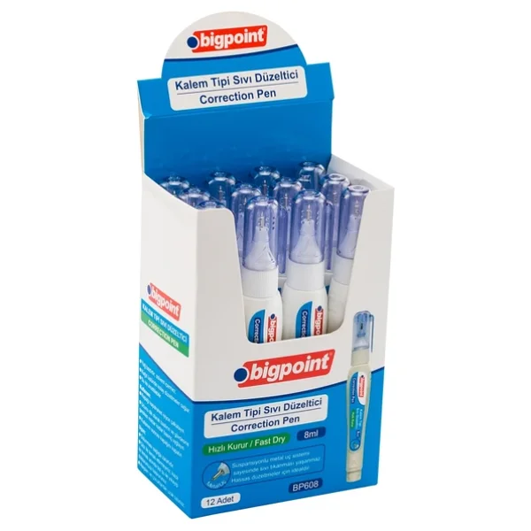 Bigpoint Kalem Tipi Sıvı Silici 8 Ml X 12 Adet - Görsel 2