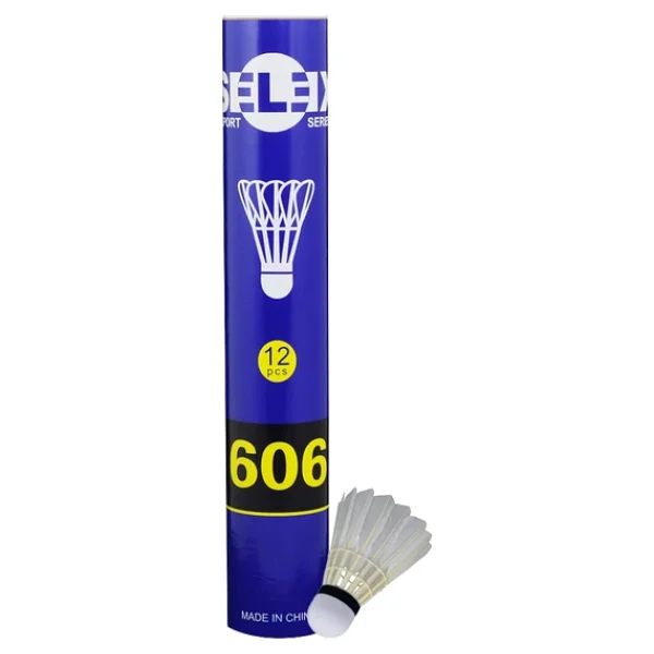 Selex 606 Kaz Tüyü 12'li Badminton Topu - Görsel 3