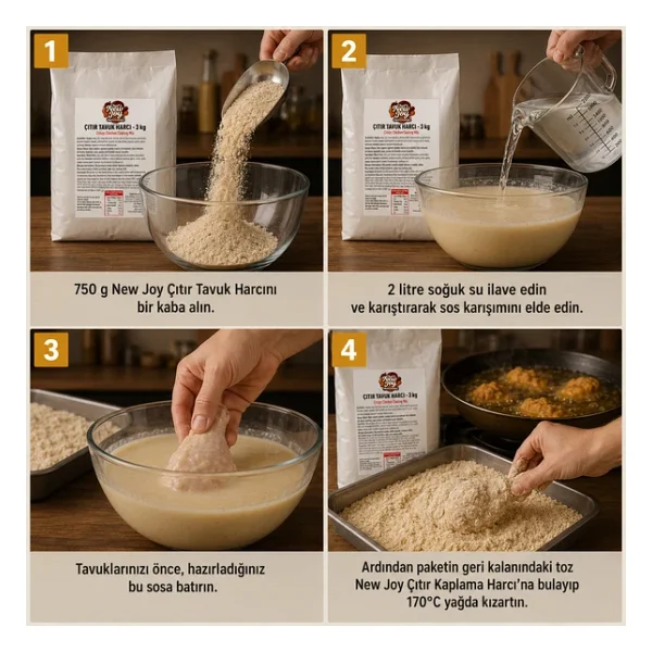 Çıtır Tavuk Harcı 10 Kg Pane Harcı - Görsel 5