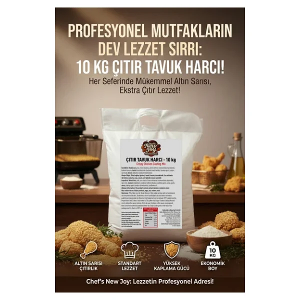 Çıtır Tavuk Harcı 10 Kg Pane Harcı - Görsel 3