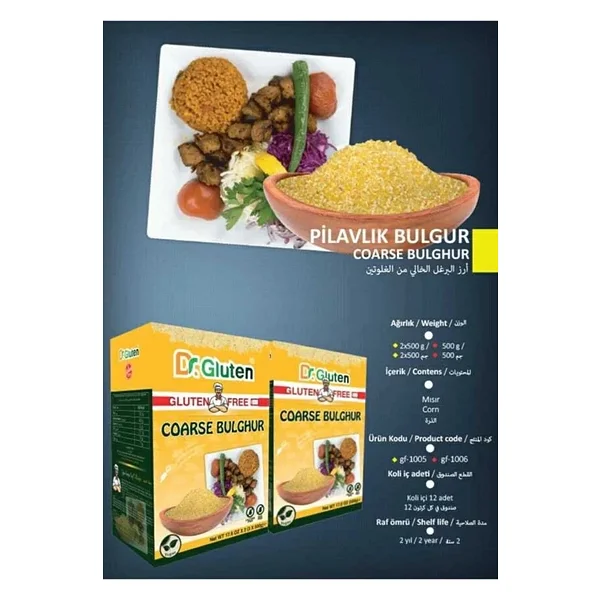 Dr. Gluten Glutensiz Pilavlık Bulgur 1 Kg - Görsel 3