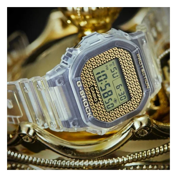 Casio G-Shock Dwe-5600hg-1dr Altın Erkek Kol Saati - Görsel 6