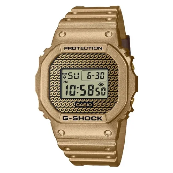 Casio G-Shock Dwe-5600hg-1dr Altın Erkek Kol Saati - Görsel 3