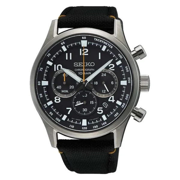 Seiko Chronograph Ssb449 Kumaş Kordon Erkek Kol Saati - Görsel 3