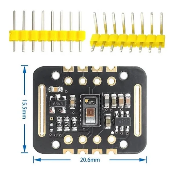 Max30102 Nabız Kalp Atış Hızı Sensörü Biyosensör I2c Kandaki Oksijen Konsantrasyonu Ölçümü - Görsel 4