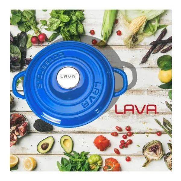 Lava New Heritage Yuvarlak 24 Cm Döküm Tencere - Görsel 10