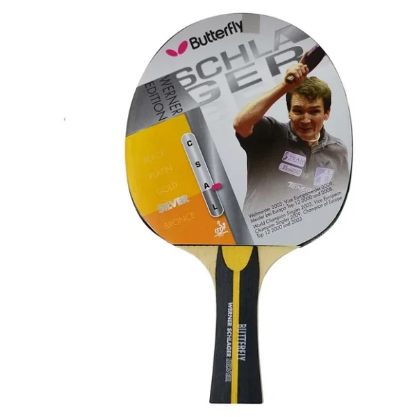 Butterfly Werner Schlager Silver Masa Tenisi Raketi - Görsel 6