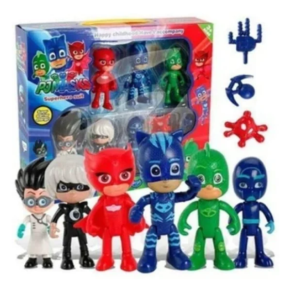 Pj Masks 10'lu Pijamaskeliler Figür Seti - Görsel 5