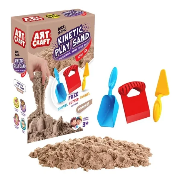 Art Craft Aksesuarlı Kinetik Oyun Kumu 1000 Gr - Görsel 4